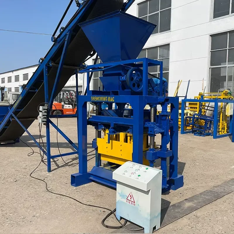 Machine Fabriquer Des Blocs De Briques QTJ4-35 Minitype Automatique Pour La Fabrication De Briques De Ciment