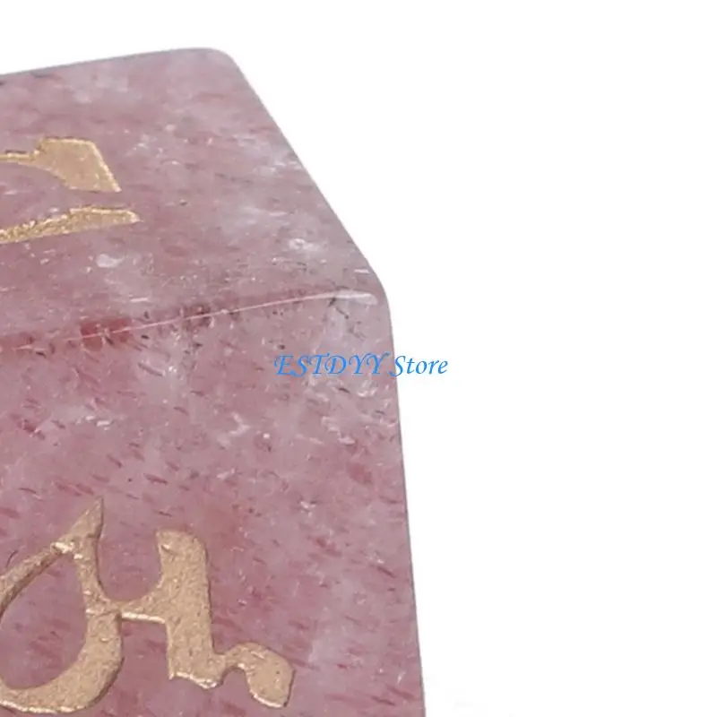 G6de Natural Crystal Six Side Dices Mult Sidide Table Game Dices Round Corner Play Dices Board Game Association #3