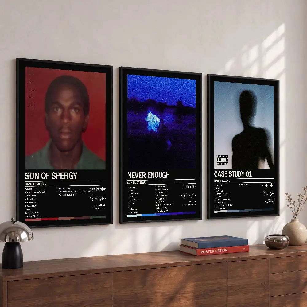 Daniel C-Caesar Poster Album Art Cover Songs Rap Pop Singer Band Wall Waterproof Paper Sticker For Living Room Home Decor