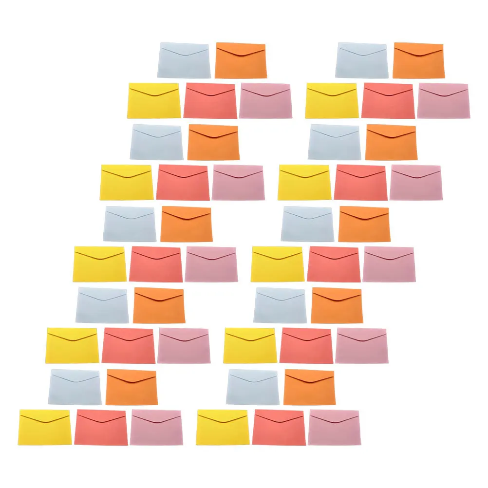 50 buste colorate buste per carte buste autosigillanti robuste lettere di carta buste postali per invito