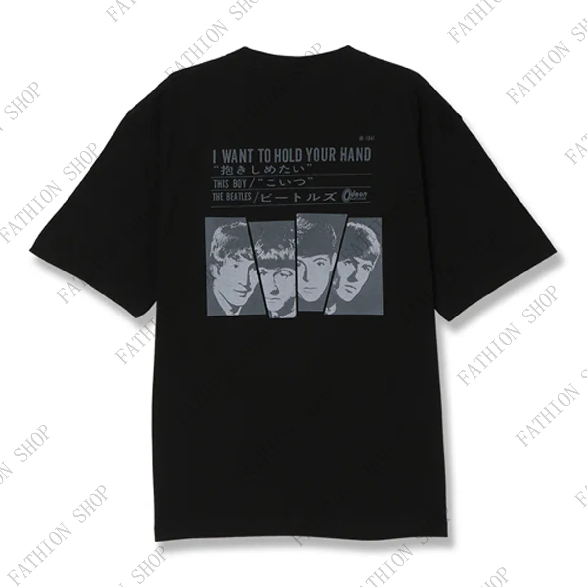 2024 New Arrival Simple Retro Style Loose Tops Trendy Popular Beatles Streetwear Classic T-shirt Womens Oversized O-neck Tee