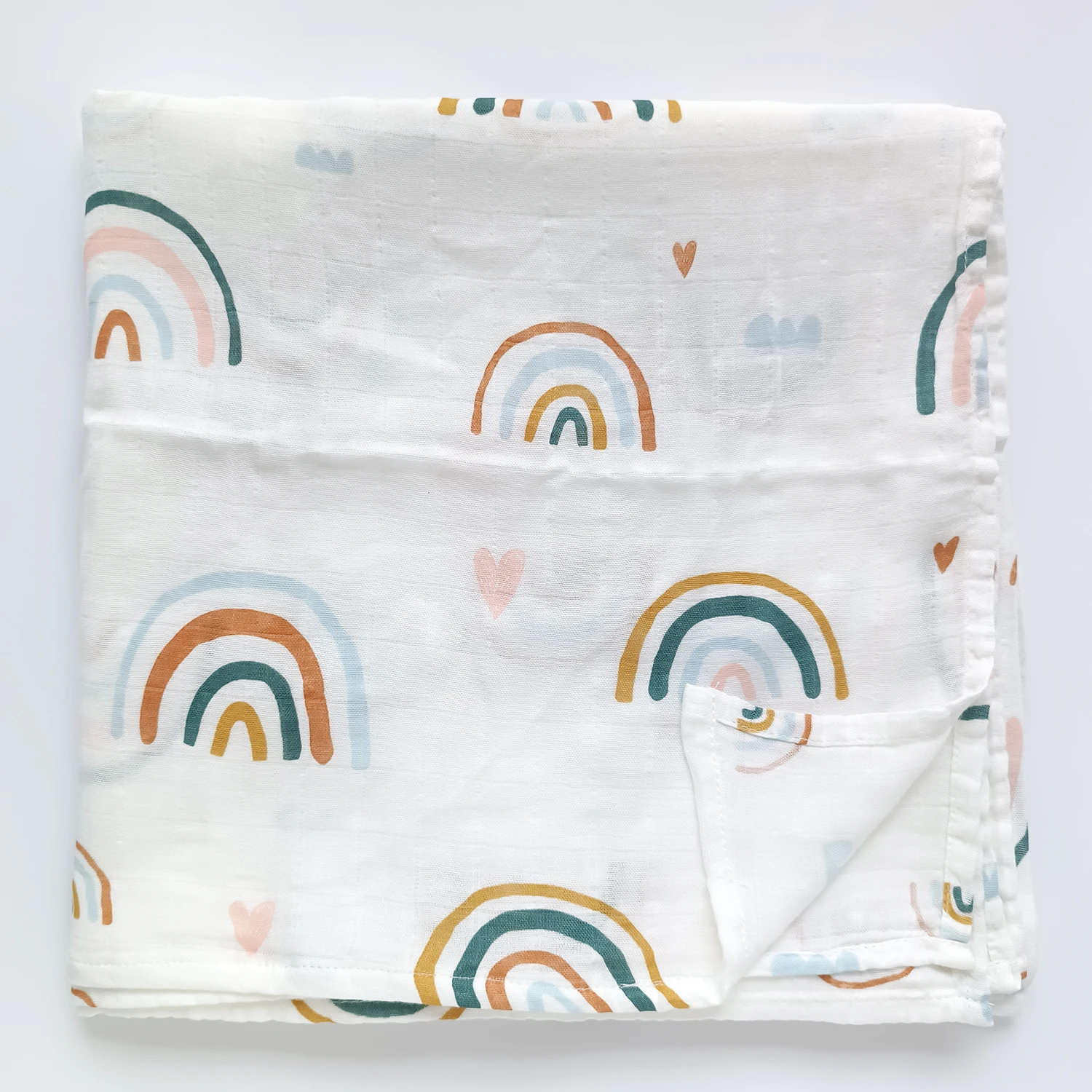 120X120CM Soft Bamboo Cotton Baby Muslin Blanket Muslin Baby Swaddle Wrap Infant Stroller Nursing Cover Bath Towel