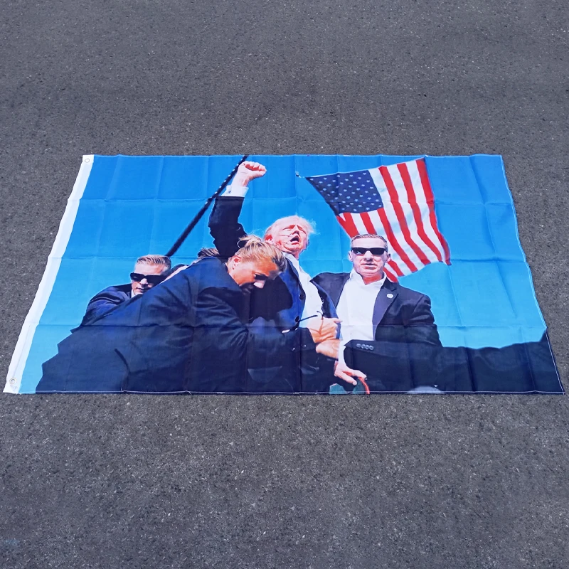 aerlxemrbrae   3x5 Ft  Trump still Fighting Polyester Printed Make America Great Again Trump Flags for Room