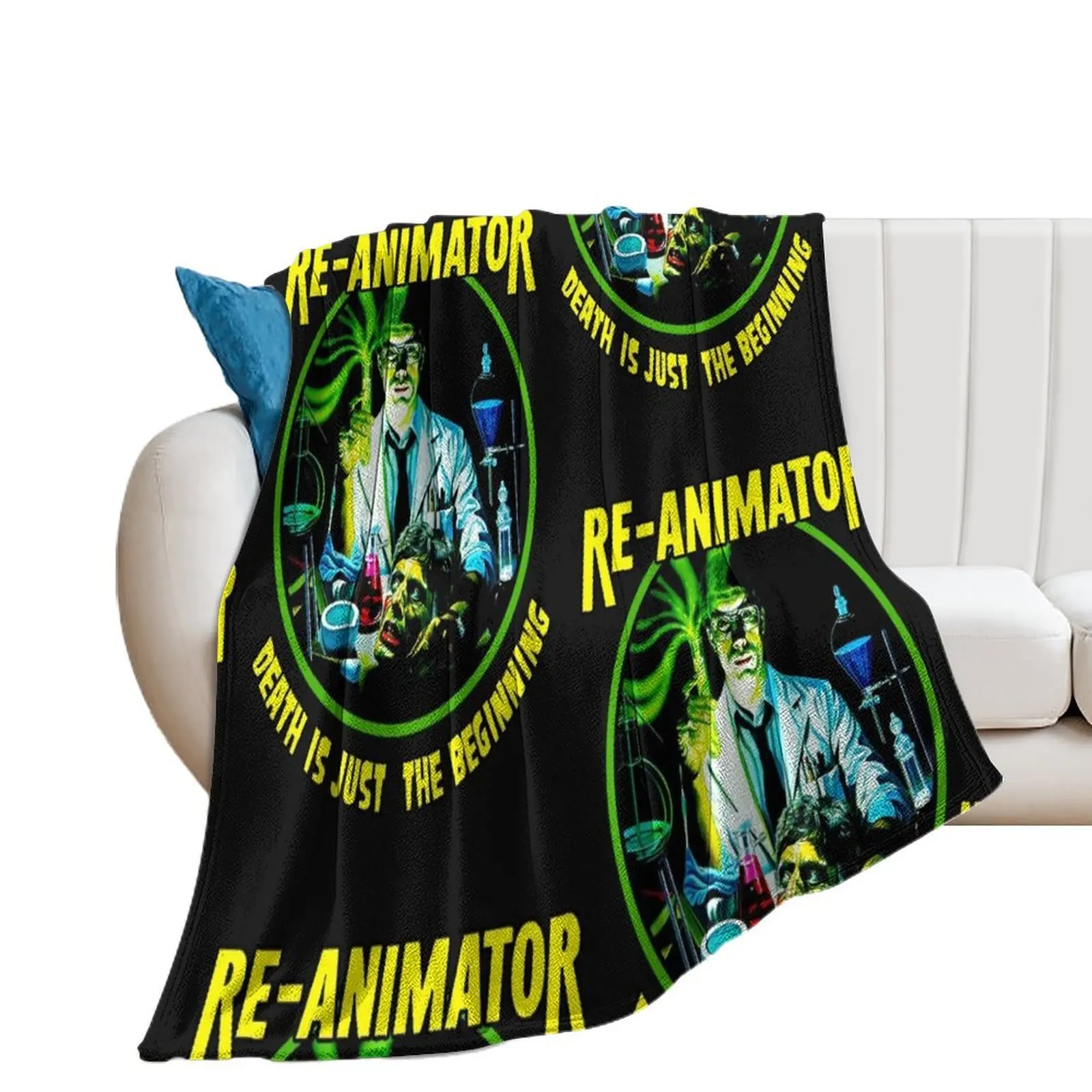 

Re-Animator Throw Blanket Luxury Thicken manga Shaggy Furry Blankets