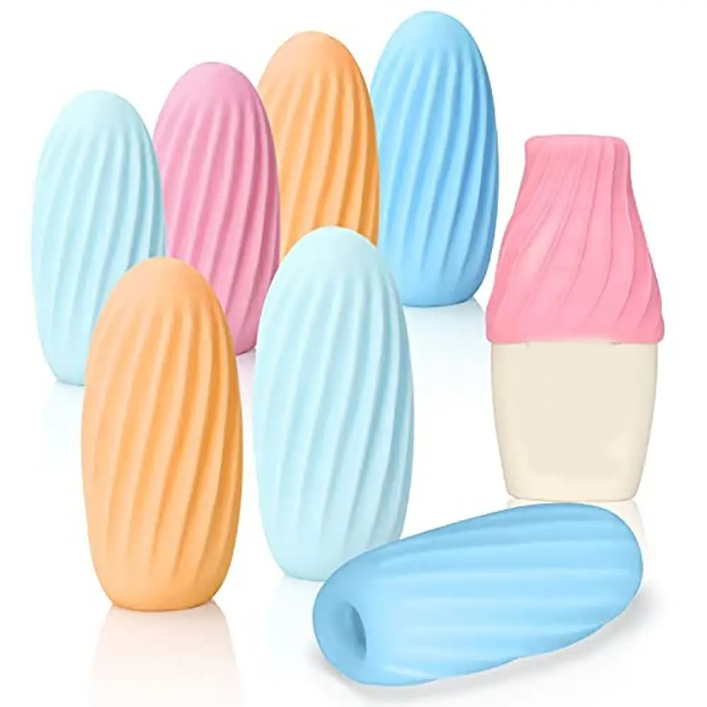 

NEW Leak Proof Silicone Cover Reusable Elastic Sleeves Toiletry Covers Travel Use