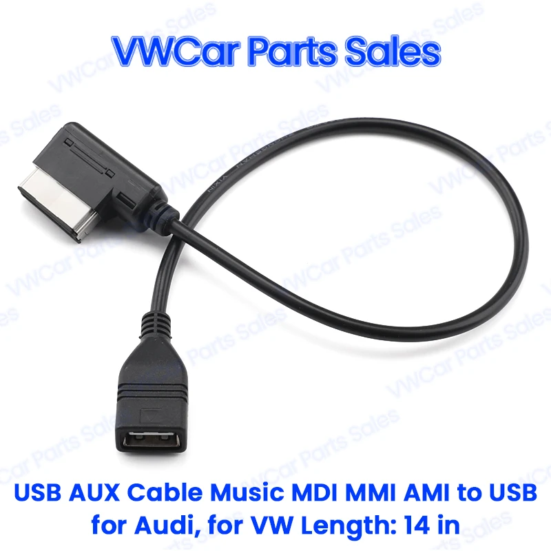 

USB AUX Cable Music MDI MMI AMI to USB Female Interface Audio AUX Adapter Data Wire For VW MK5 For AUDI A3 A4 A4L A5 A6 A8 Q5