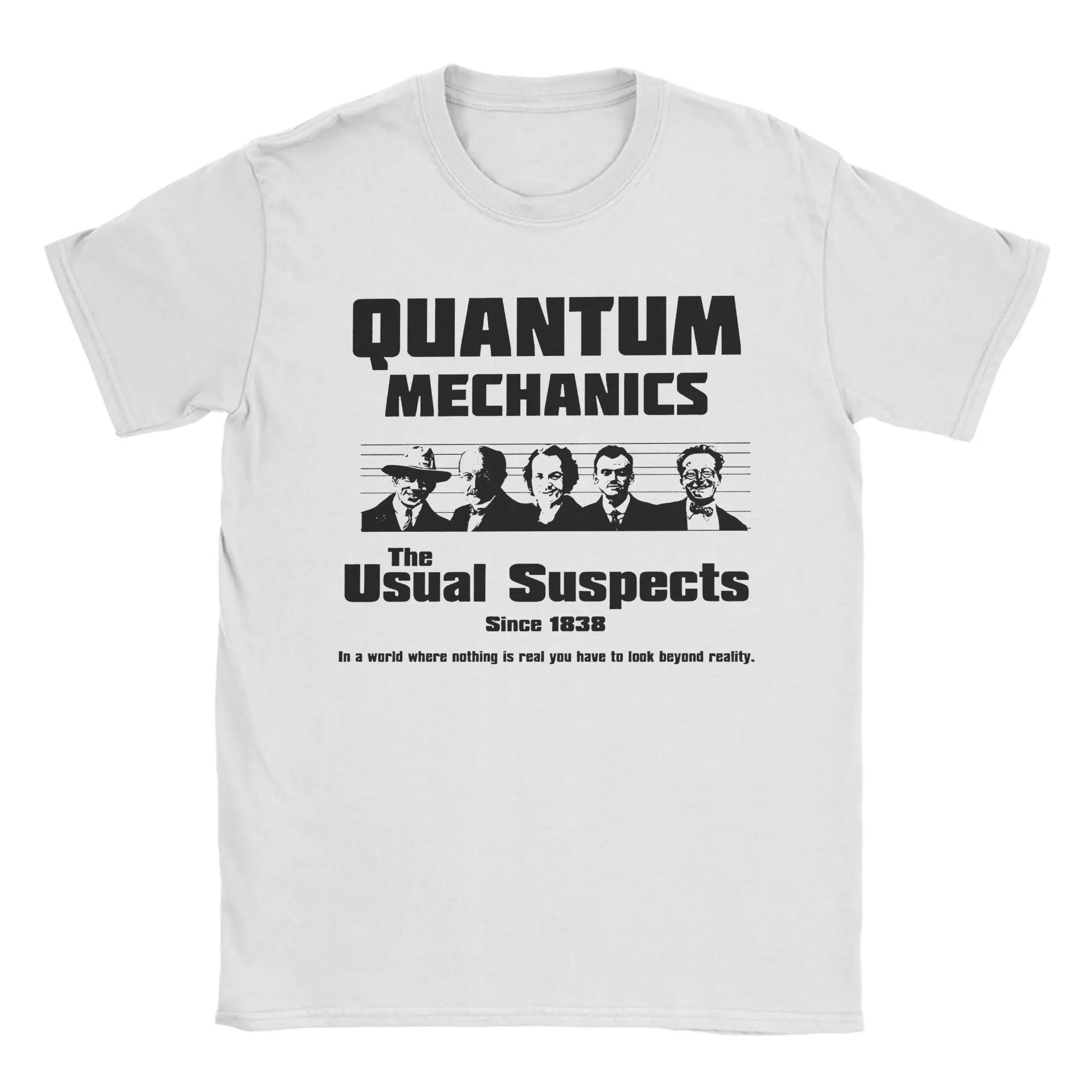 Men Women Schrodinger The Usual Suspects T Shirts Animal Cotton Clothes Creative Short Sleeve Crewneck Tee Shirt Summer T-Shirt