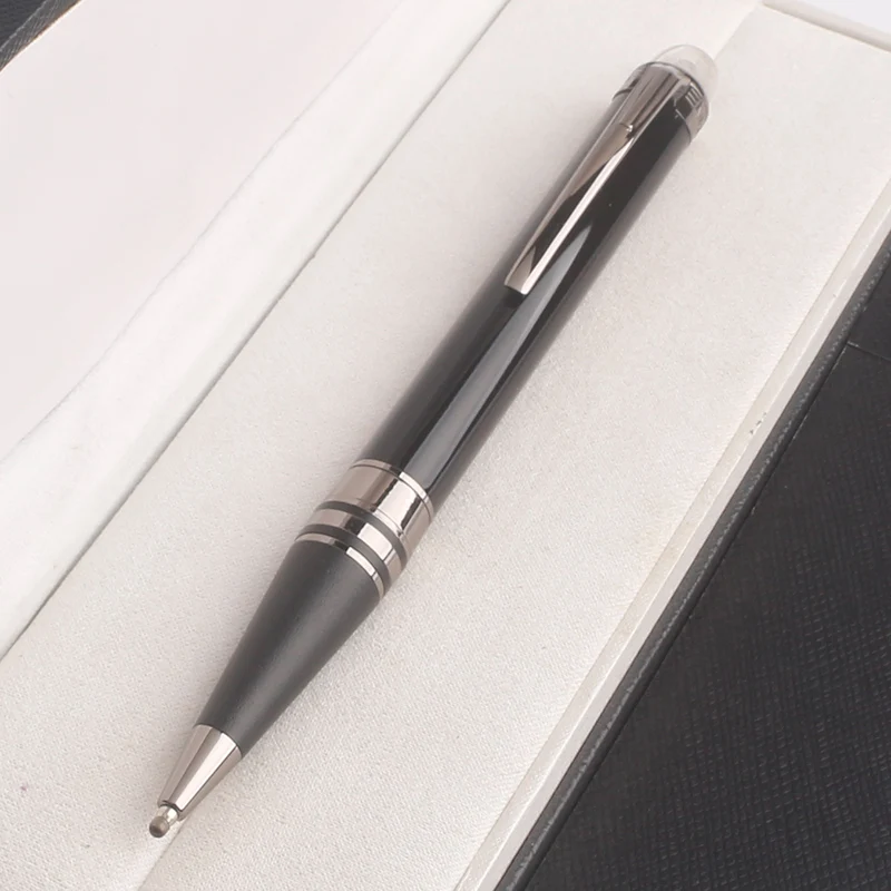 Luxury MB Star Black Cosmos Ballpoint Pen Business Metal Ultra Rollrball Fountain Pen Ruthenium Coated Office School Supplies