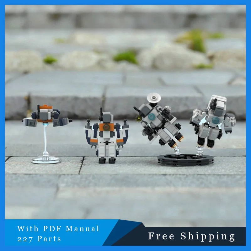 

227 Parts Famous Movie Role Coastal Force & Space Force Bricks Model Festival Gifts Education Assembled Building Blocks Toy Boys