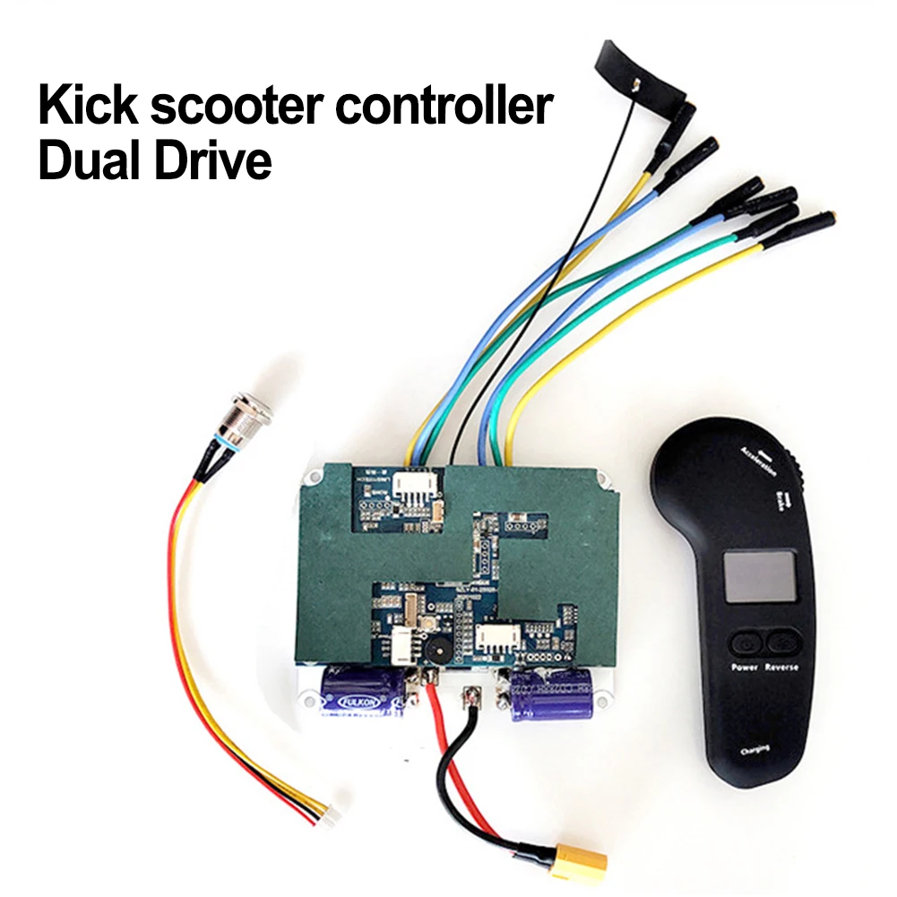 High Torque Motor 36V Controller Kit Electric Skateboarding 12A Current 20m Remote Distance 36V Rated Voltage 430W Power Output