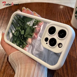 Rose Flower Silicone Case For Samsung Galaxy A11 A21S A31 A51 A71 A20 A30 A50 A70 A10S A20S Camera Lens Portector Cover