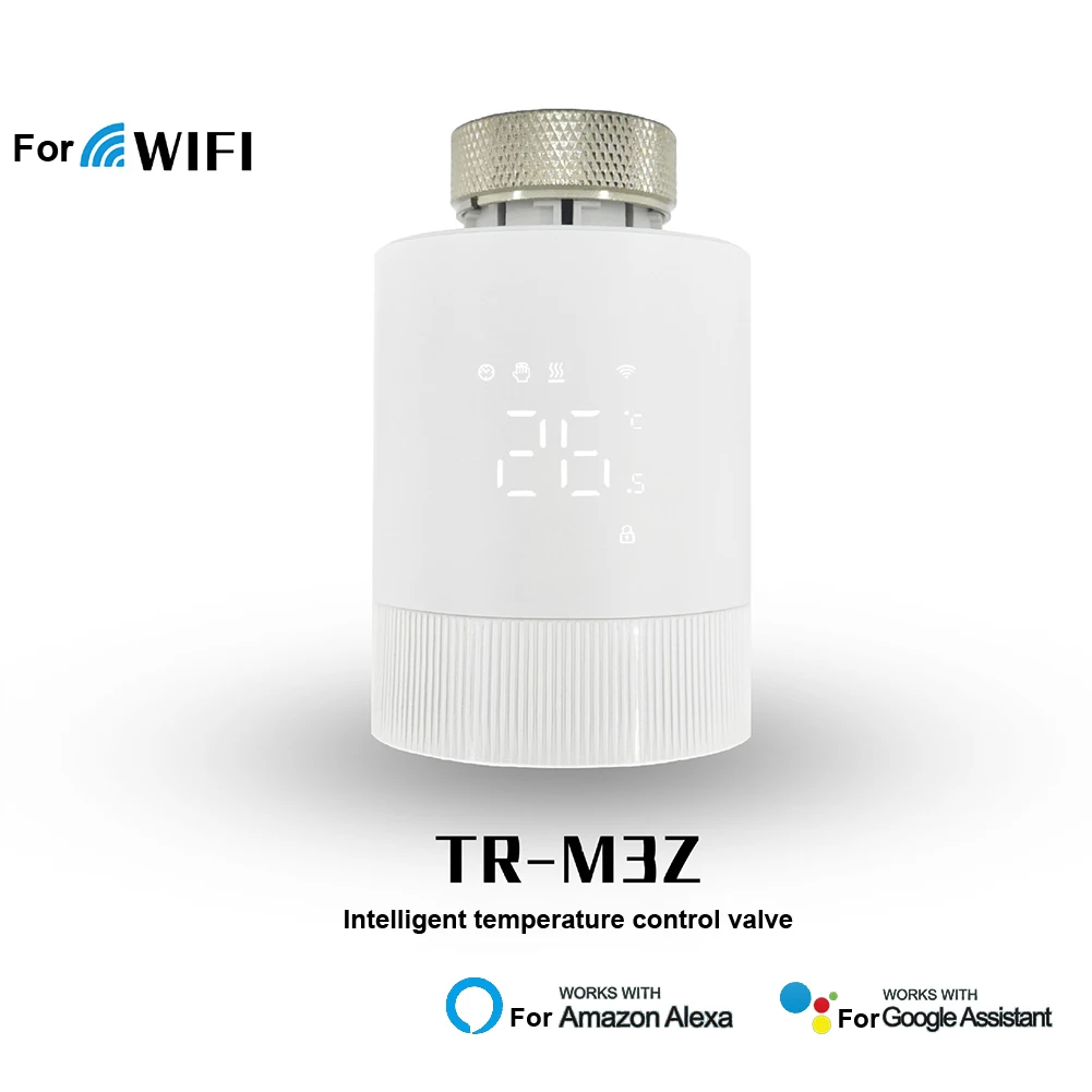 WiFi Smart Thermostat TRV For Tuya Programmable Mode Thermostatic Radiator Valve  Heating Cooling System Accessories