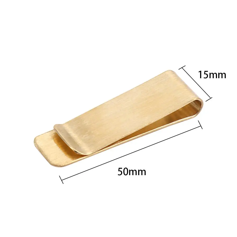Chic Fashion Gold Color Money Metal Holder Banknote Holder 2 Colors Cash Clamp Money Clip Wallet Credit Card ID Clips