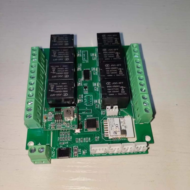 Tuya Smart 8 قنوات للتحكم عن بعد في مستوى المياه ومستشعر درجة الحرارة/الرطوبة ذو 4 مناطق مع تطبيق الهاتف + دعم مكبر الصوت الذكي #1