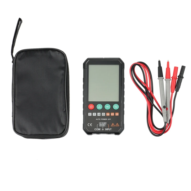 600V Digital Multimeter Ture RMS AC DC NCV Smart Multimeter Tester Ohm Frequency Hz Voltage Meter, FY107A