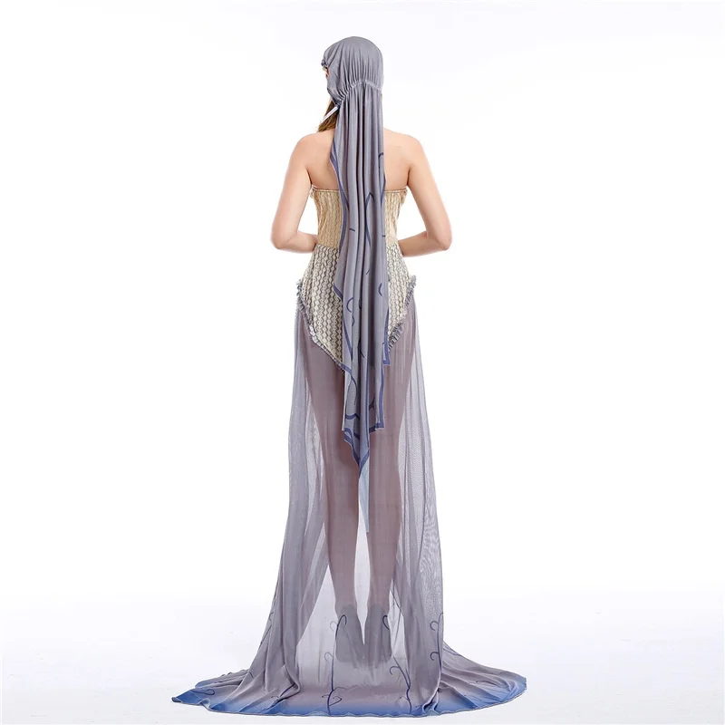 로우인 코스프레 좀비 신부 카운트 및 주연 엠리 의상 여성 전통 중국 의상 무대 의상...