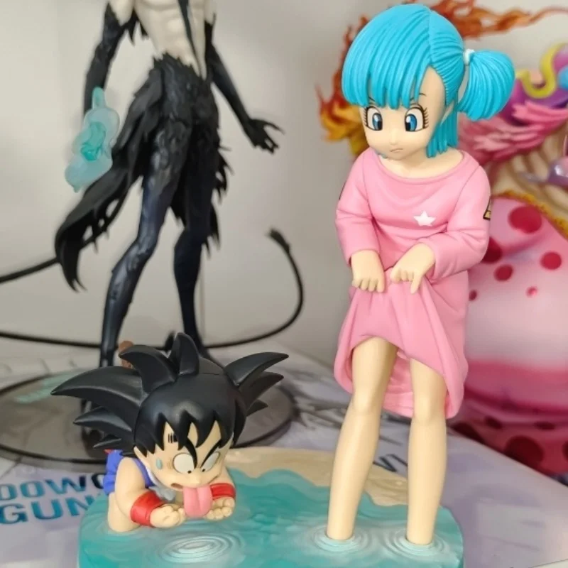 Dragon Ball Z Anime Figur Gk Goku Bulma Figuren Nette Son Goku Pvc Figur Statue Modell Puppe Sammlung Spielzeug Weihnachten Geschenke