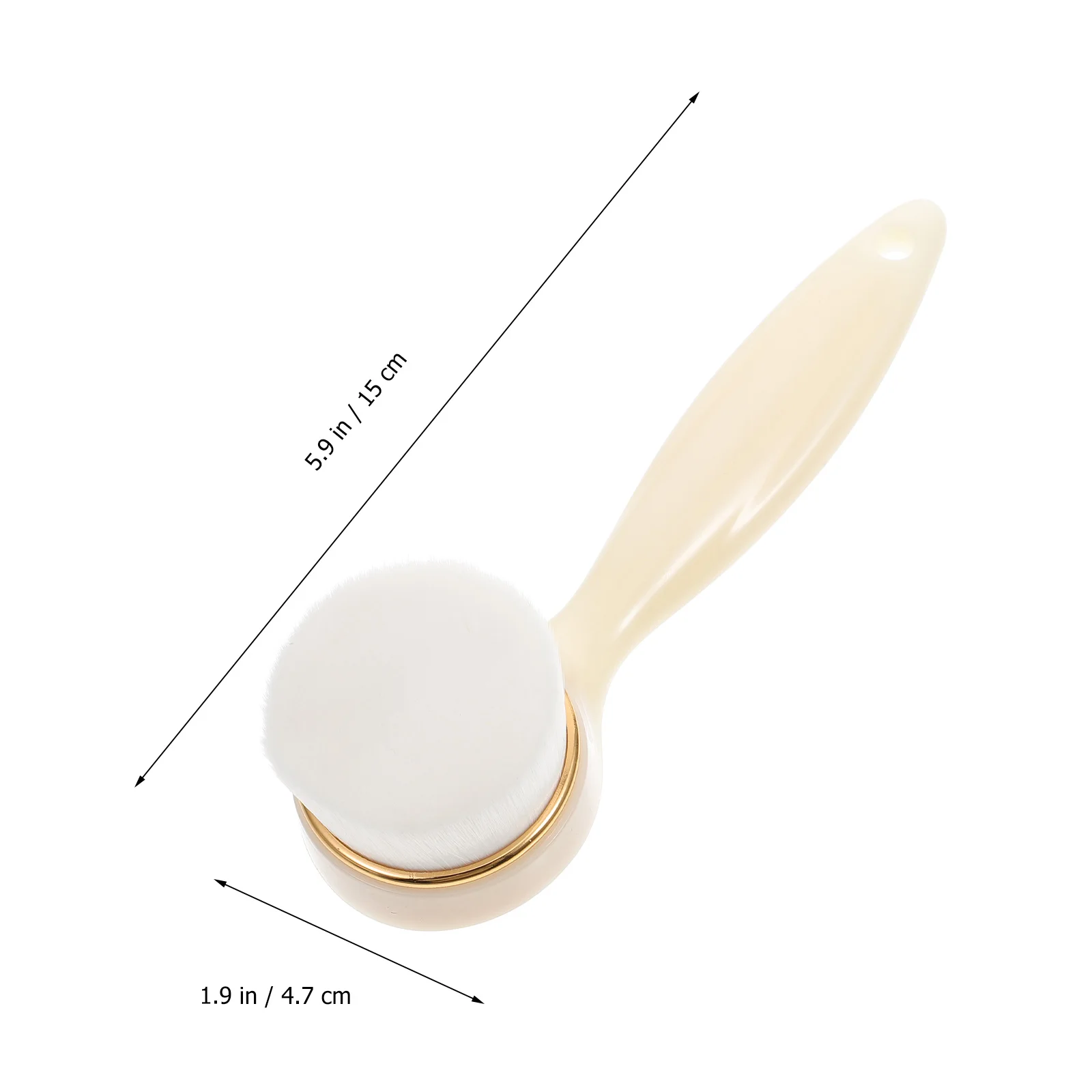 Facial Cleaning Handle Brush Face Washing Brush Facial Scrubber Brush for Women Face Cleansing Brush Cleaning Facial Brush