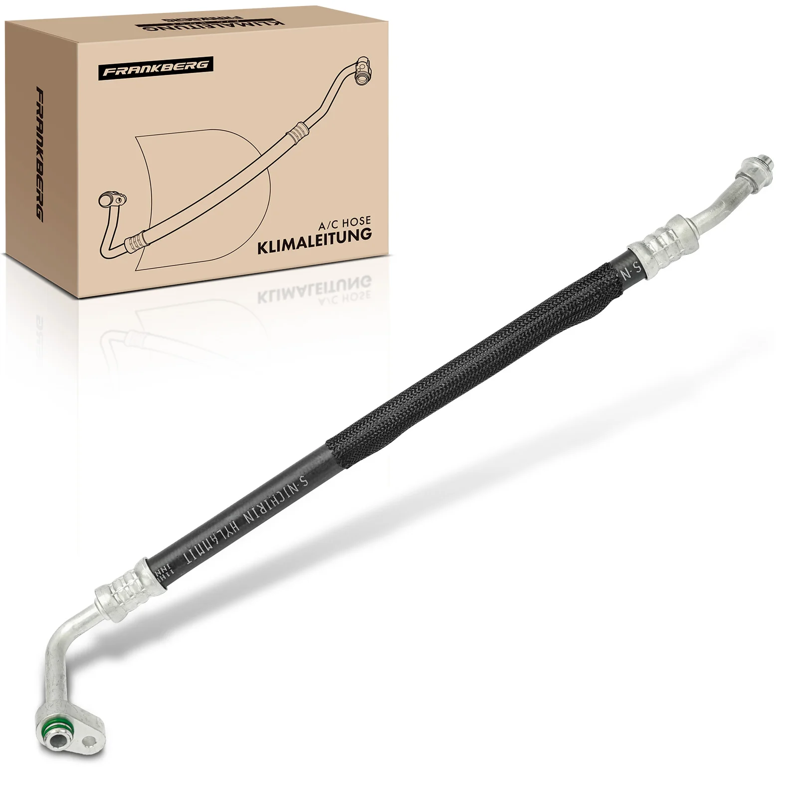 Frankberg 1x hogedrukleiding airco voor Fiat Ducato 250 290 Citroën Jumpy Peugeot Boxer 1382138080 KTT160186