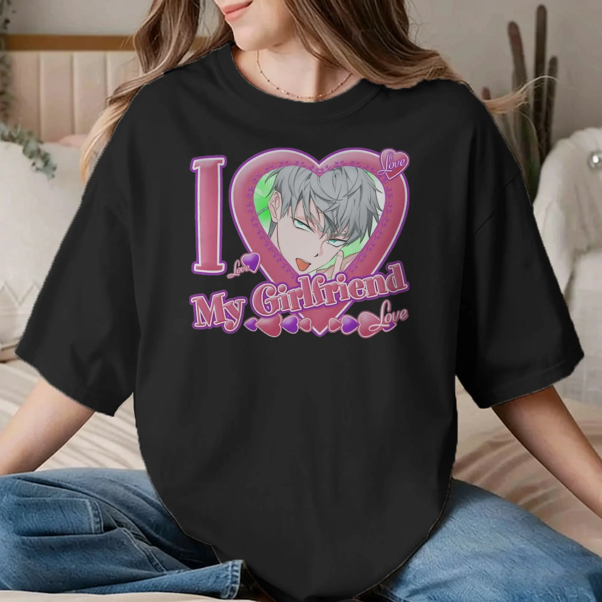 Vintage Alien stage Till I Love My Girlfriend T-Shirts Men Women Round Collar 100% Cotton T Shirts Tee Shirt