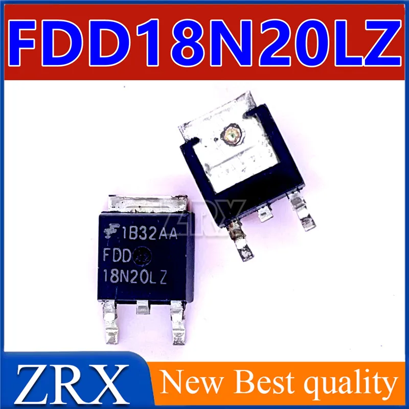 

5Pcs/Lot Original imported FDD18N20LZ N-channel power supply MOS field-effect transistor 200V/16A