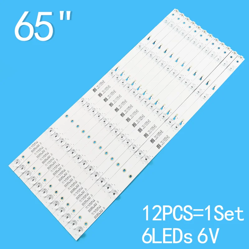 New 12PCS/lot 6LEDs 6V For 65