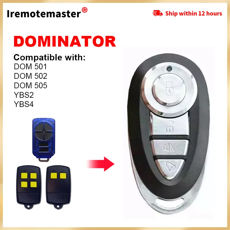 

For DOMINATOR Remote Battery Replacement DOM501 DOM502 DOM505 YBS2 YBS4 Gate Garage