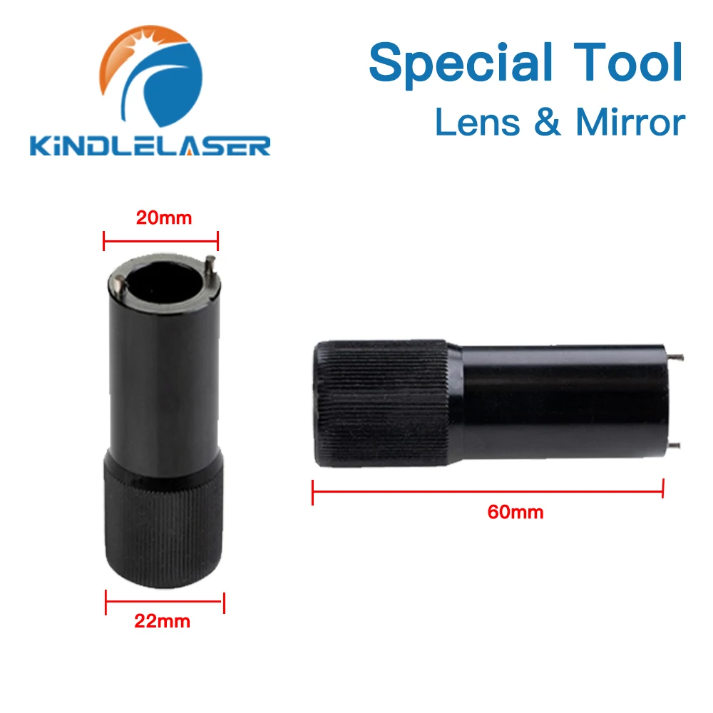 KINDLLASER-Outil pour Remodeler et Installer la Lentille, Écrou de Verrouillage et Miroir Réflecteur, Fibre-Écrou pour Tête Laser de la Série K40