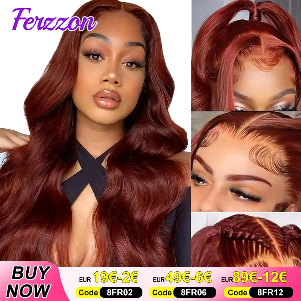 Brazilian Hair 3 Days Delivery France 13x4 Body Wave Lace Front Wig 180% Density Straight Reddish Brown Lace Front Human Hair Wigs 28 Inch Chocolate Brown