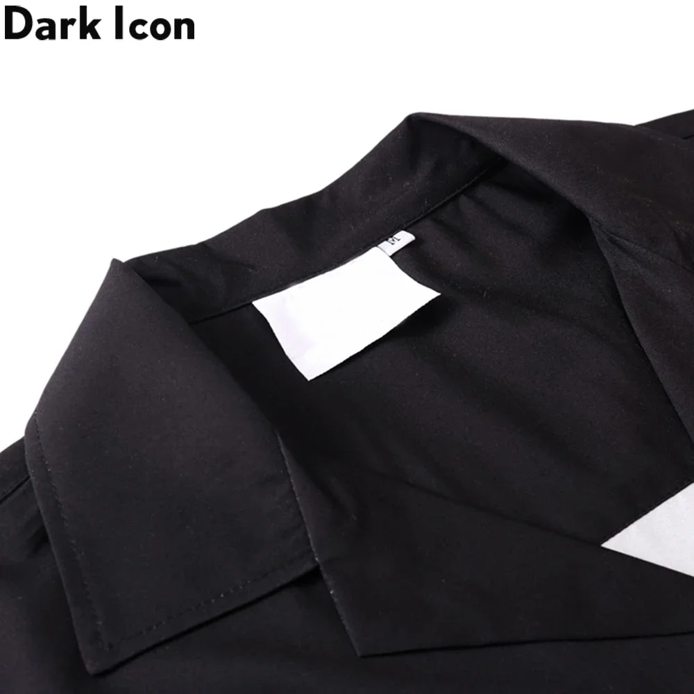 Dark Icon Flame Button Down Vintage Men\'s Shirts Summer Street Shirts for Man Holiday Beach Shirts Man Clothing