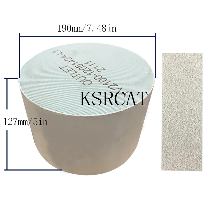 Selective catalytic reduction 190*127mm SCR Catalyze NOx Exhaust gas cleaning reduce emissions honeycomb substrate