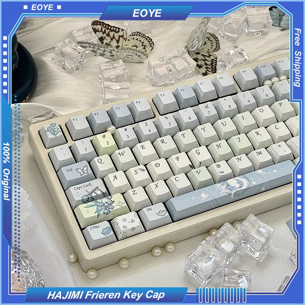 HAJIMI 150Keys Key Caps PBT Original/MOA Profile Five Side Thermal Sublimation Customized Mechanical Keyboard  Gaming DIY