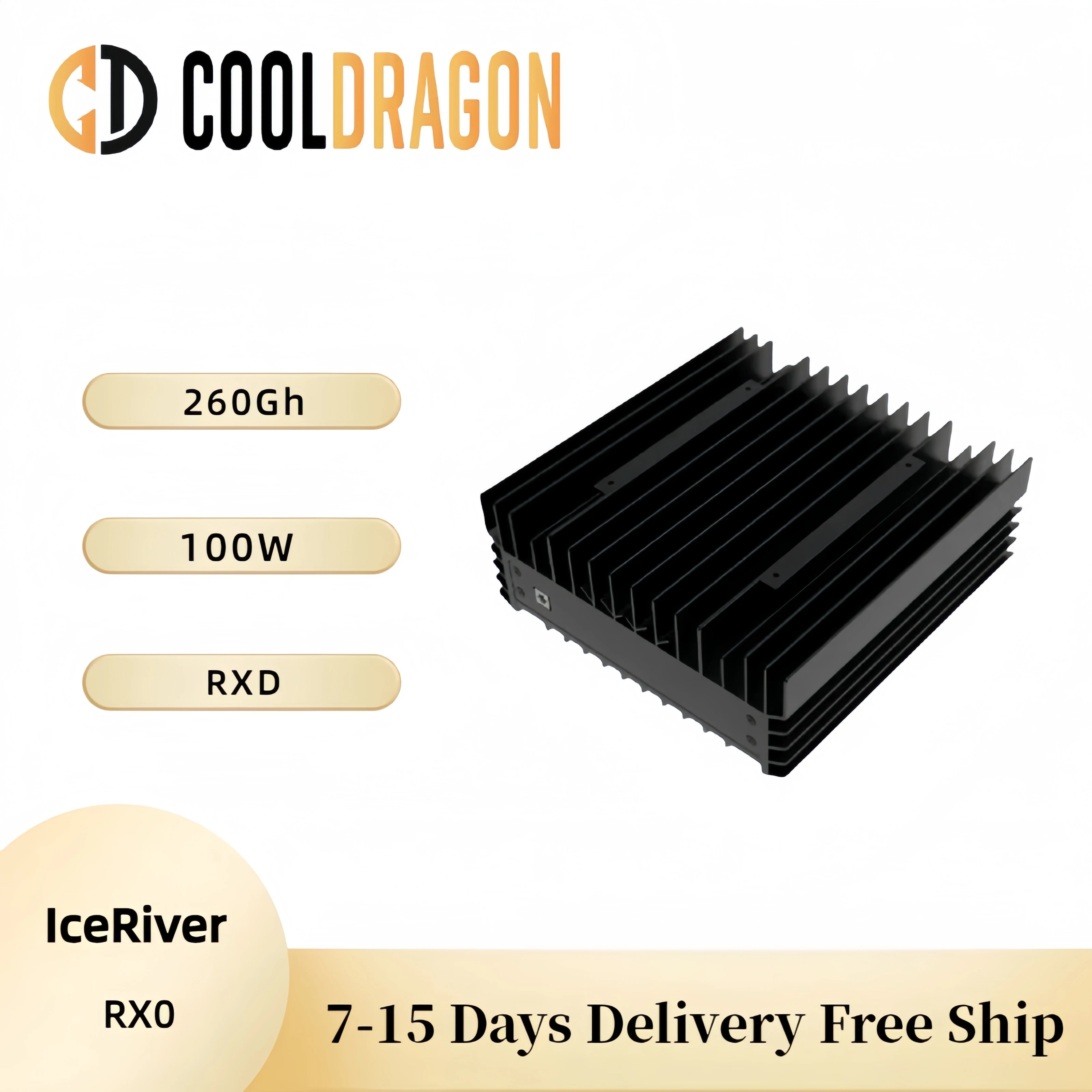 

Iceriver RXD RX0 260G 100W SHA512256d RXD Miner