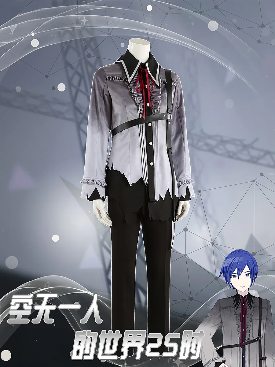 [Customized] Game Project Sekai Feat 25:00 At Nightcord KAI Cosplay Costume TO Halloween Women Men Suit Uniform