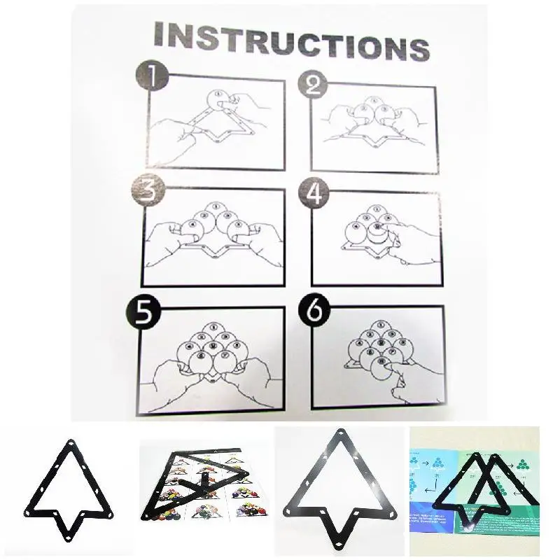 Nine Ball Paper Billiards Stand Positioning Swinging Ball Patch Opening Ball Sticker Strong Adhesive Billiards Sticker