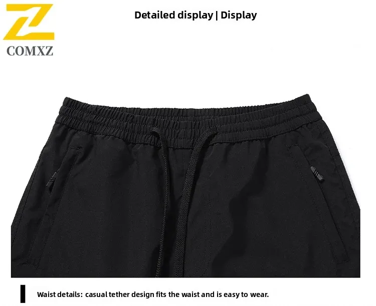 EiAO الرجال الربيع العمل السراويل المشي لمسافات طويلة في الهواء الطلق يندبروف مقاوم للماء متعدد جيب التخييم الصيد خفيفة الوزن دائم عادية 2025 #3
