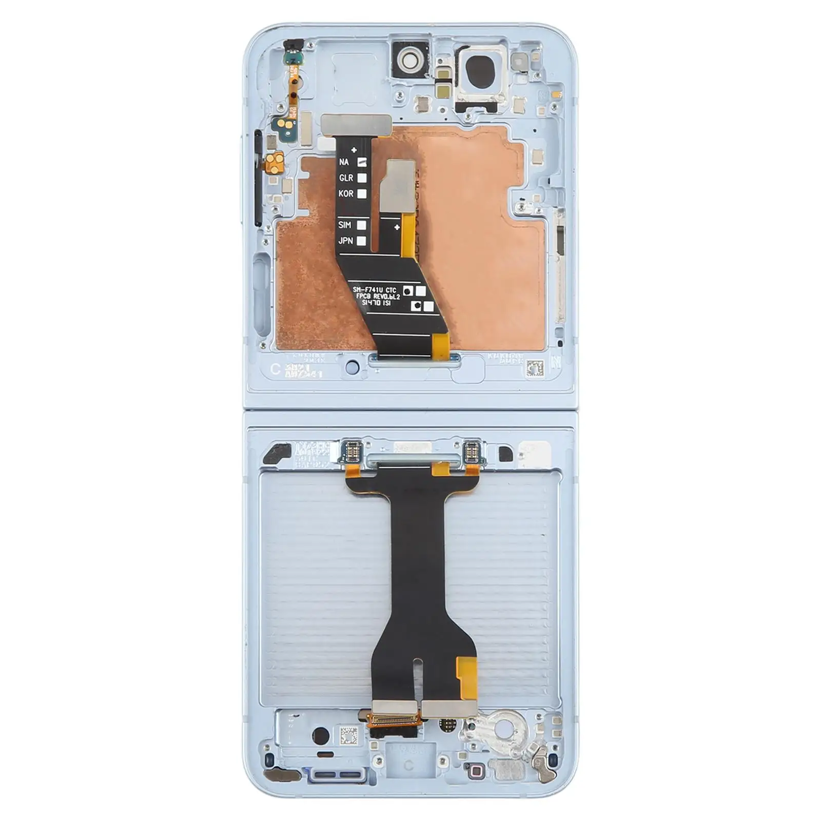 For Samsung Galaxy Z Flip6 SM-F741B Original LCD Screen Digitizer Full Assembly with Frame (Blue)