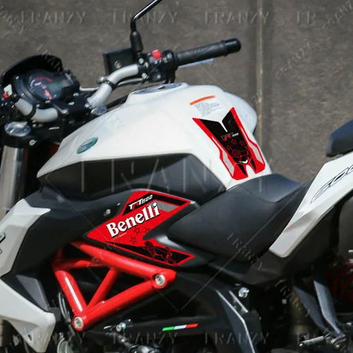 Imagen 2 del producto Almohadilla antideslizante para tanque de motocicleta, pegatina protectora, tapa de Gas, calcomanía de aceite, accesorios impermeables para Benelli TNT600 tnt600, 3M