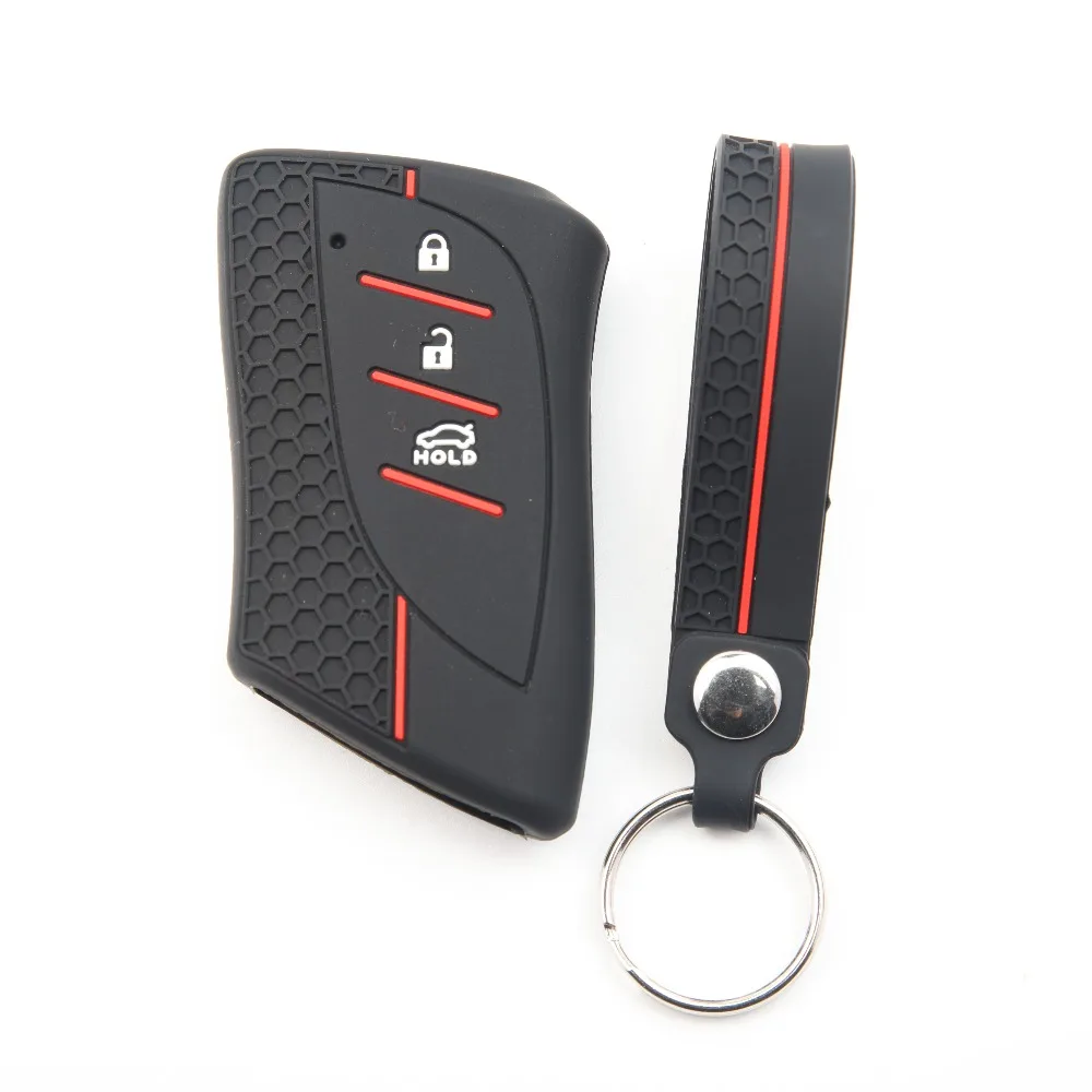 Remote Car Key Fob Case Suitable for Lexus ES350 LC500 LC500h LS500 LS500h GX460 LS500 UX250h 2018-2020 3 Buttons Key