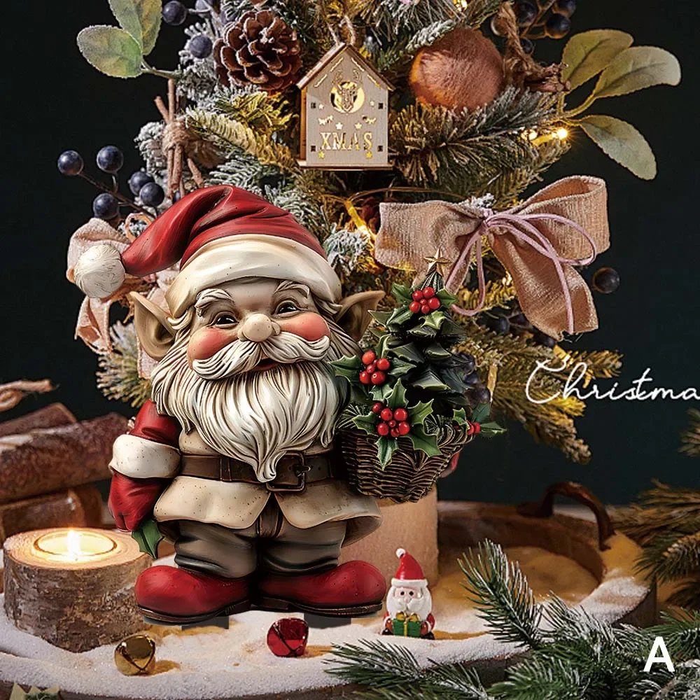 

Санта-Клаус акриловые декоративные колья садовые растения колья открытый газон украшение двора