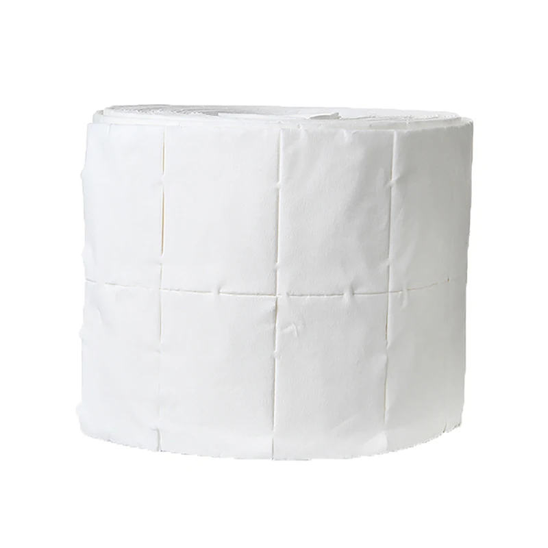 300Pcs/roll Nail Cotton Wipes UV Gel Nail Tips Polish Remover Cleaner Lint Paper Pad Soak Nail Art Cleaning Manicure Tool