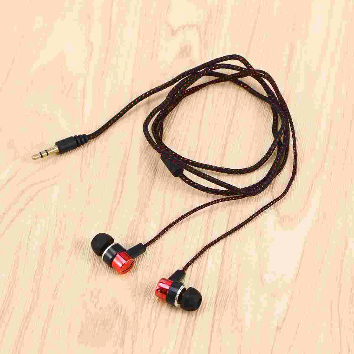 

Earbuds Wired Earphones Subwoofer In-ear Micro USB Cable 90 Degree Headphones