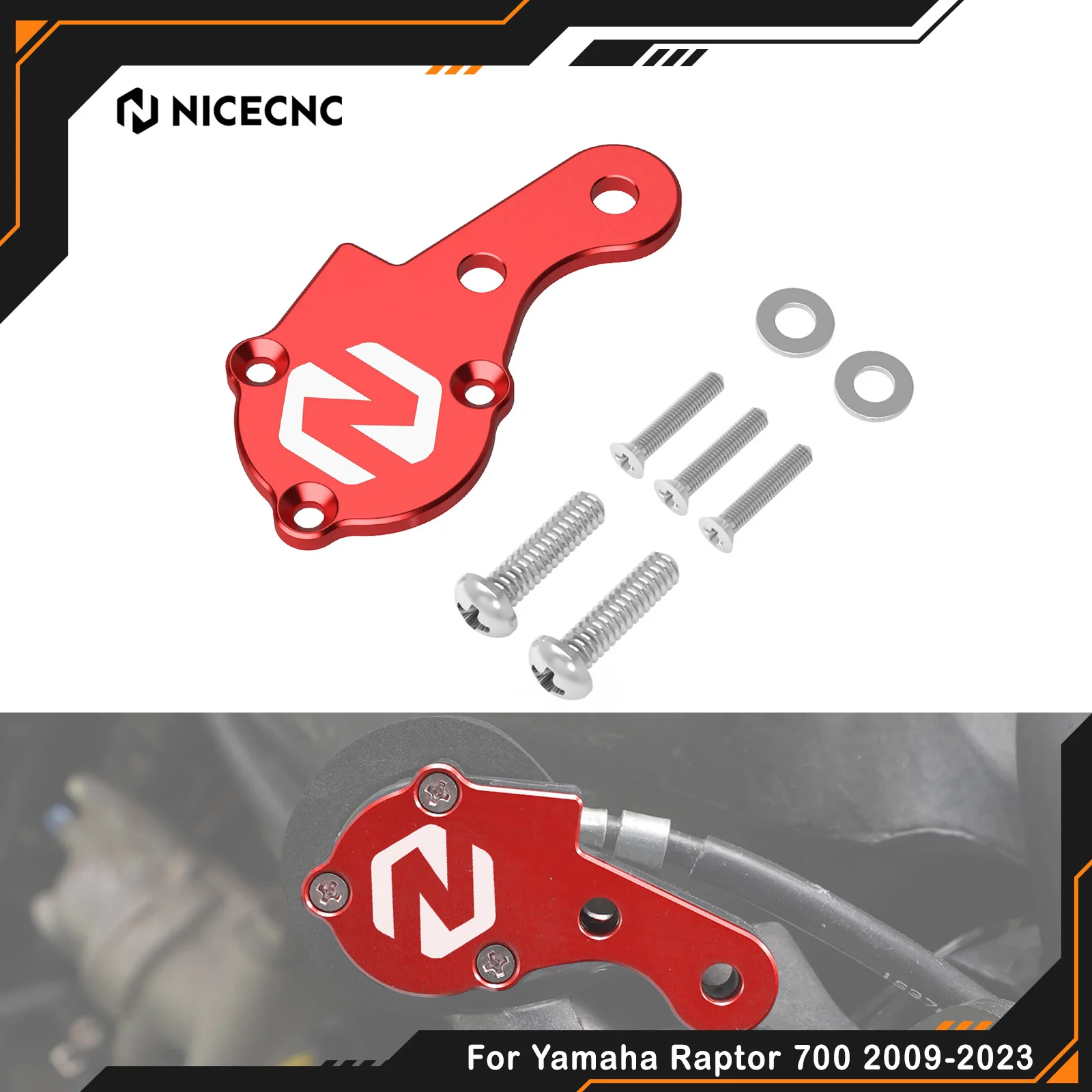NICECNC For Yamaha Raptor 700 Switch Repair Kit For Yamaha Raptor 700R YFM700R YFM700 2009-2023 Aluminum Reverse Knob ATV Part