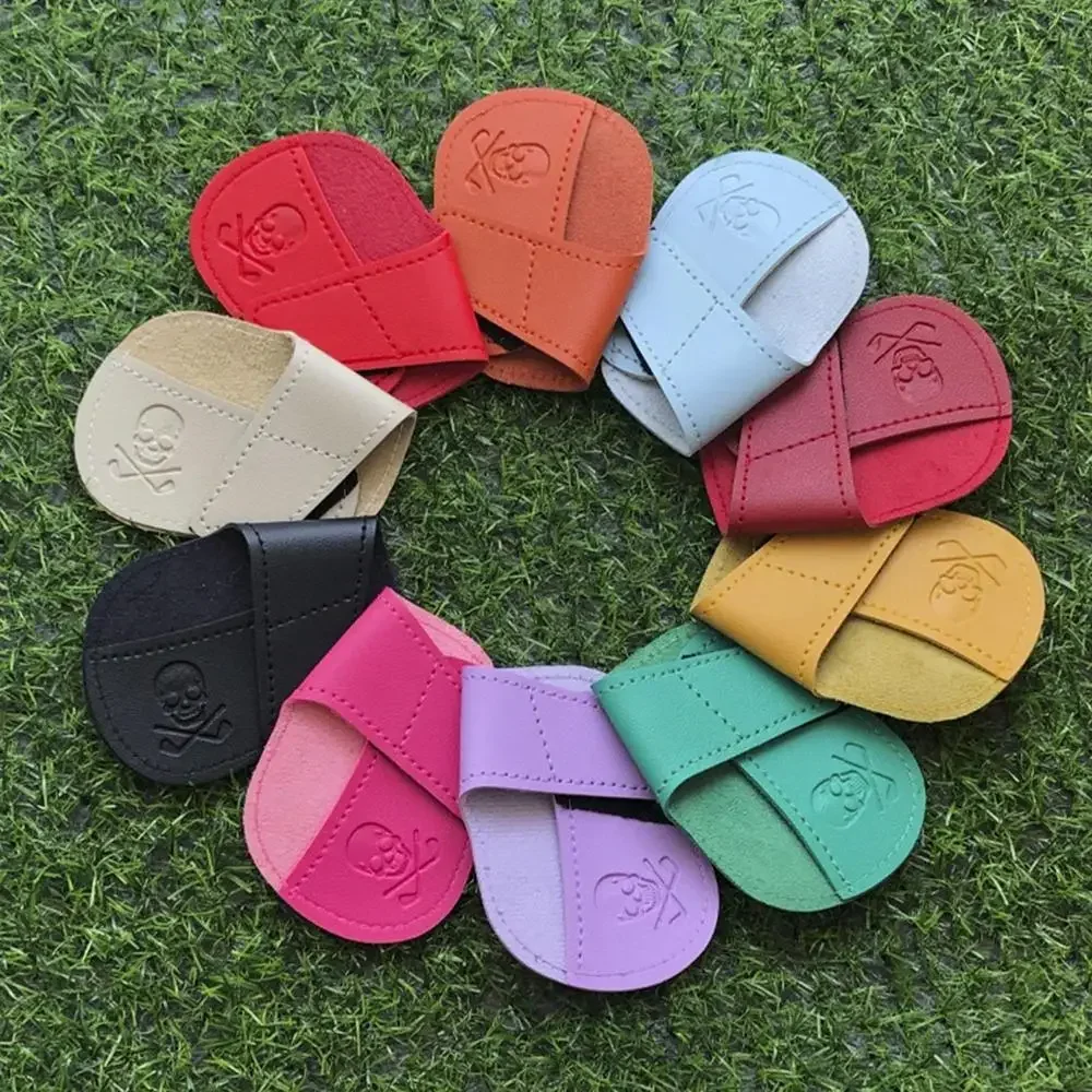 

10pcs/set Golf Iron Head Covers PU Leather Club Headcover Golf Accessories Skull Golf Club Head Cover Putter Headcover