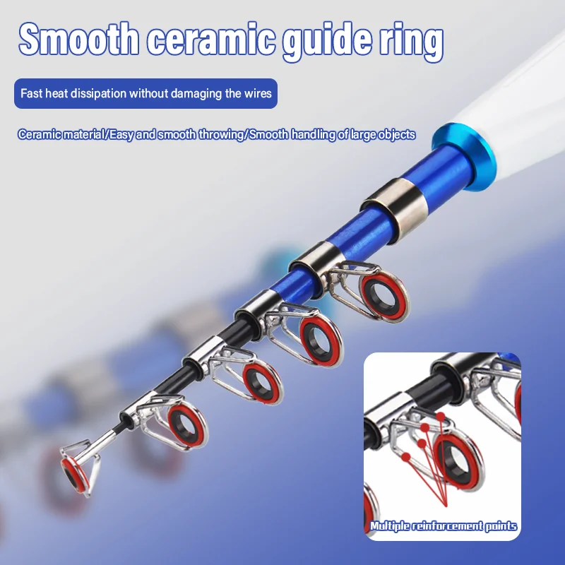 DEUKIO 1 مجموعة قصبة صيد خشبية صغيرة أطقم مع قضيب الصيد تلسكوبي وبكرة الغزل الطعوم مجموعة عمود السفر للأطفال المبتدئين #3
