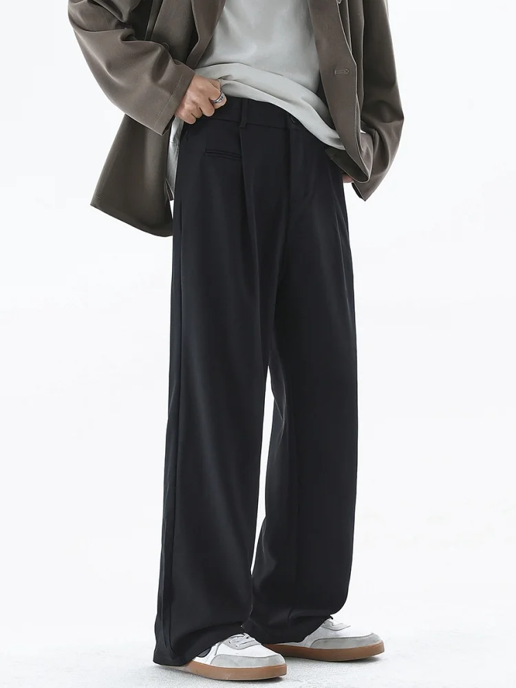 

Мужские брюки American Sle: весенние, широкие, прямые, свободного кроя, в стиле кэжуал, модные, брендовые, в уличном стиле