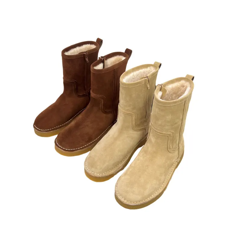Snow Leather Boots – Comfortable and Stylish Gift Graduation Gift Boots – Trendy, Comfortable,  Thoughtful Shoes AK0213