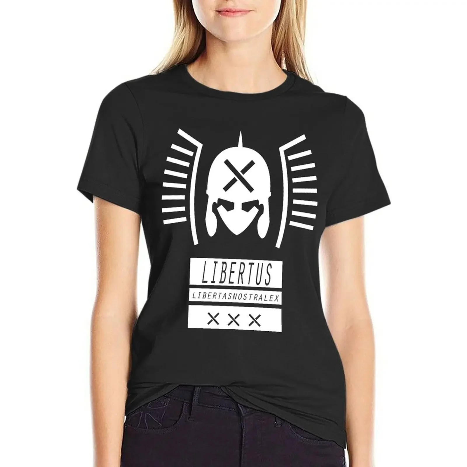 

HUSSAR - Project Libertus T-Shirt shirts graphic tees vintage customizeds female summer blouses woman 2025