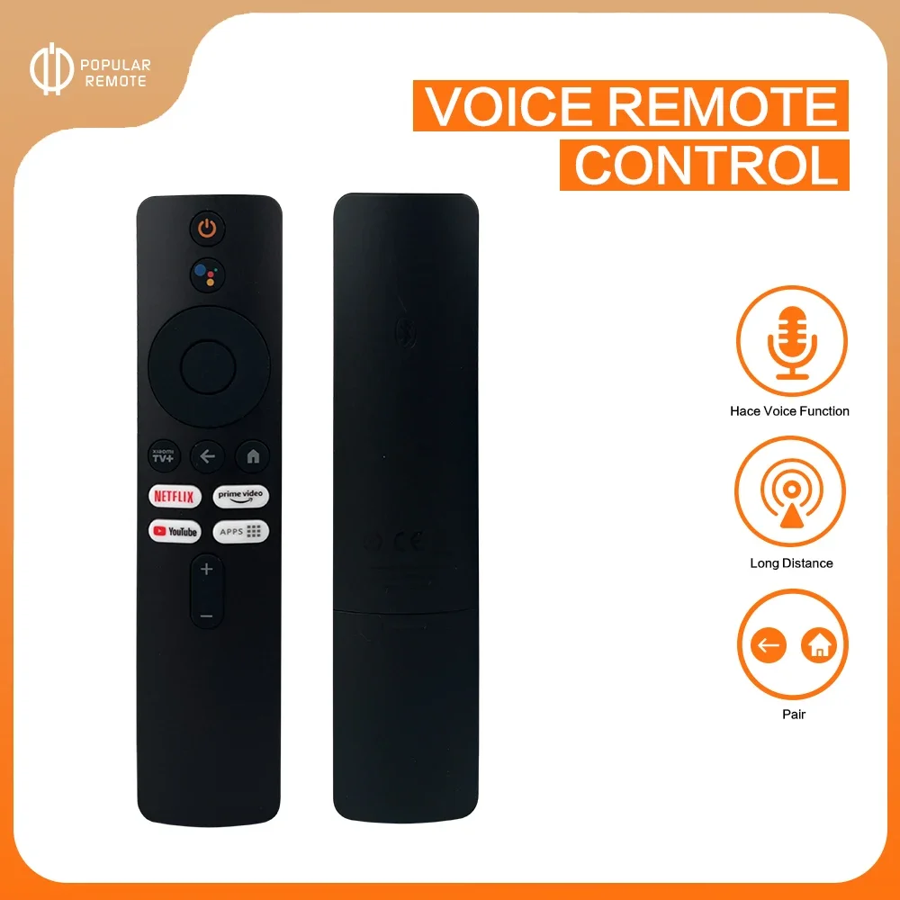XMRM-M6 Voice remote Control for Xiaomi mi 2nd Gen Box Applicable to TV Box S (2nd Gen) 4K Ultra HD Streaming Media Player