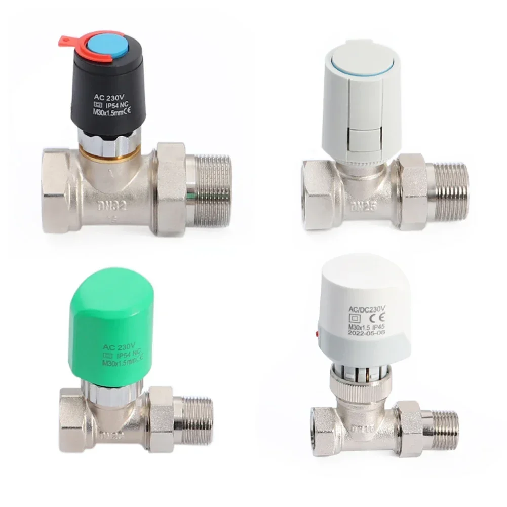 

1pc Brass Straight Radiator Valve DN15/DN20/DN25 Thermostatic Regulating Valve Without Thermostatic Head Temperature Control